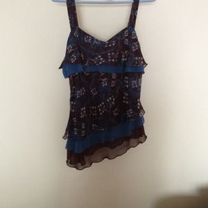 RESERVED @soundwave Sexy angled tank and bra!!