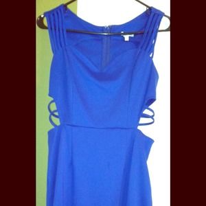 Blue club dress