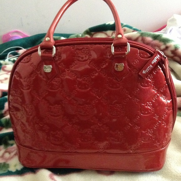 Reserved***Red hello kitty bag