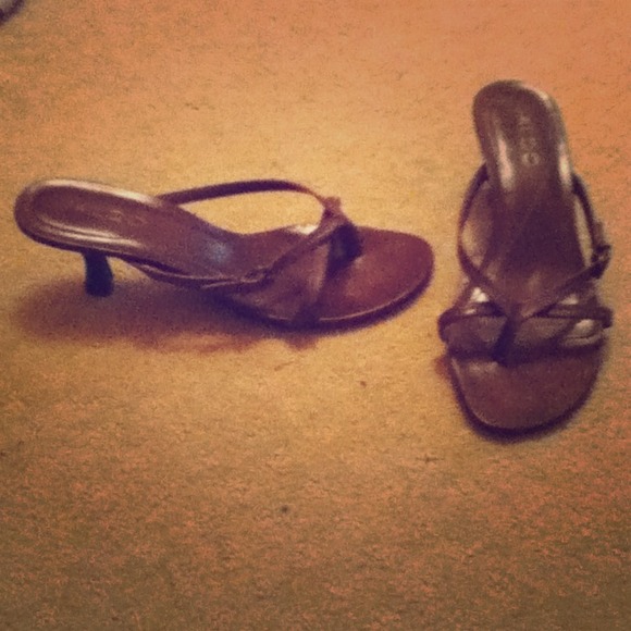 Aldo brand Brown Kitten Heels