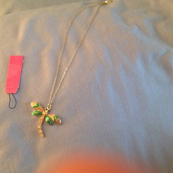 ❌SOLD❌Betsey Johnson Dragonfly Necklace NEW - Picture 3 of 3