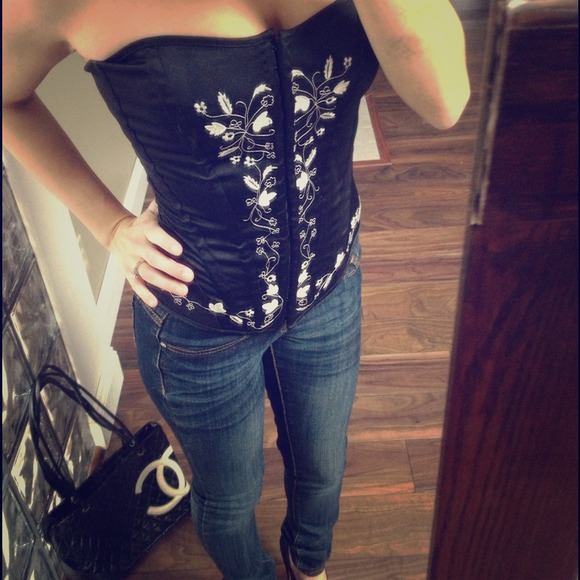 Dressy corset top