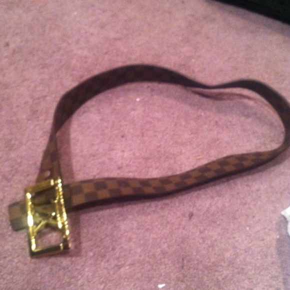 Louis Vuitton inspired belt