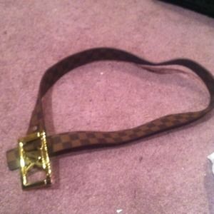 Louis Vuitton inspired belt