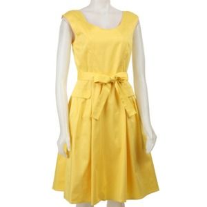 Calvin Klein yellow dress