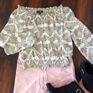 💚BUNDLE for @ctonne💚B&W Blouse & 7 jeans