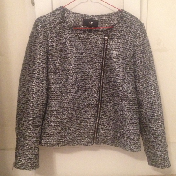 H&M fo tweet biker jacket