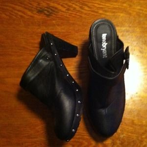 *REDUCED* Lane Bryant slip on heels black size 11