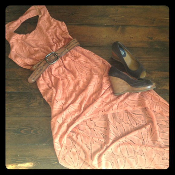 **Reserved** Lovemarks Crocheted Dress