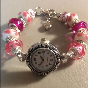 Multi Pink & White Heart LIMITED EDITION Watch