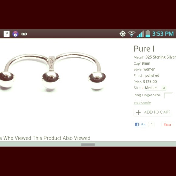 Valou double finger ring