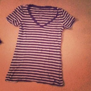 XS American eagle striped tshirt