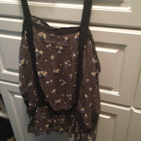 Free People Black Tank