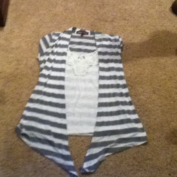 Almost famous vest with built in shirt.