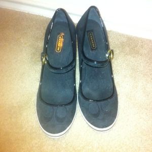Black Coach heels