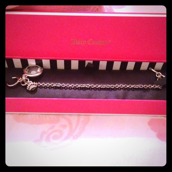 JC bracelet silver with gem stone!