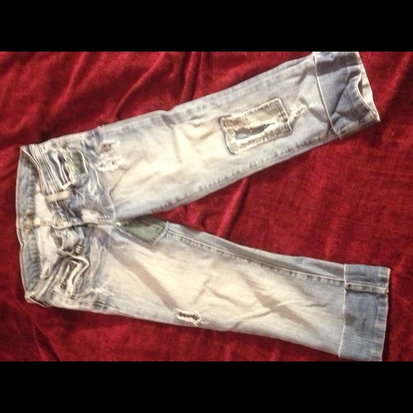 Bebe denim capris