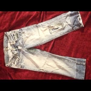 Bebe denim capris
