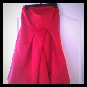 Express red cocktail dress