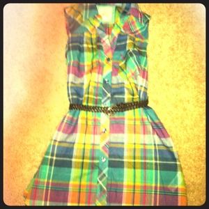 Plaid shirt/dress.