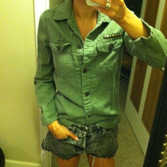 Military Style Top SOLD IN BUNDLE