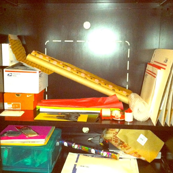 My packing station!