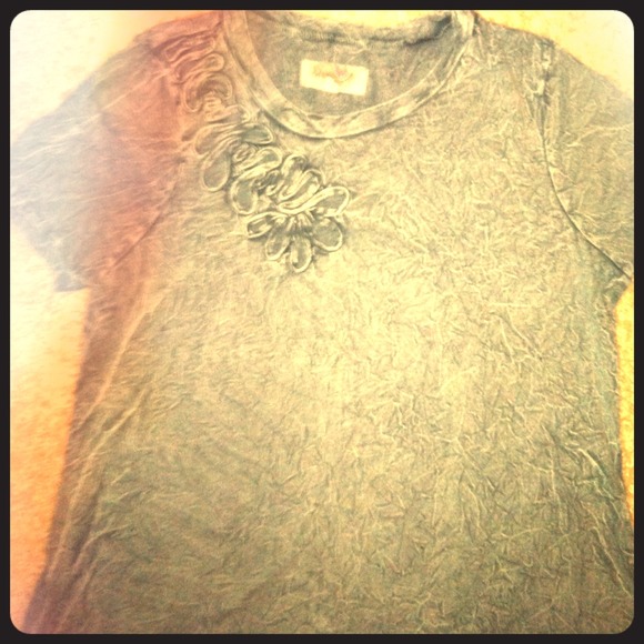 Marble gray loose fit shirt