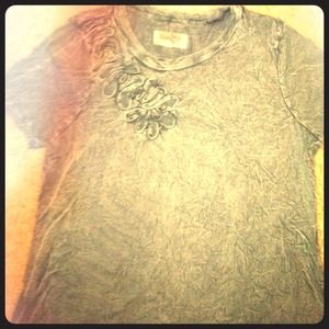 Marble gray loose fit shirt