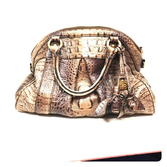 Brahmin dome satchel bag