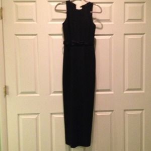 Black Halter Top Gown-price reduction.