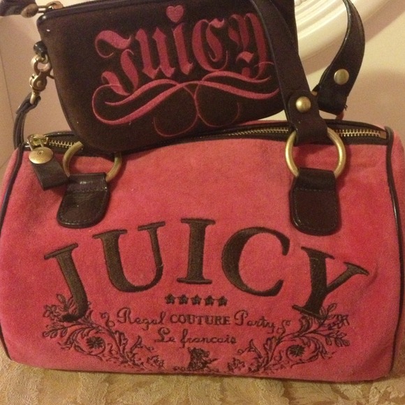 Juicy couture bag and Clutch.
