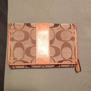 Authentic coach wallet
