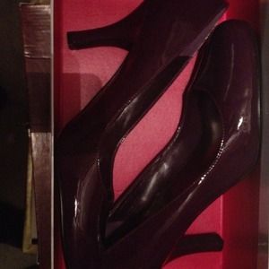 New Purple patten leather heals.