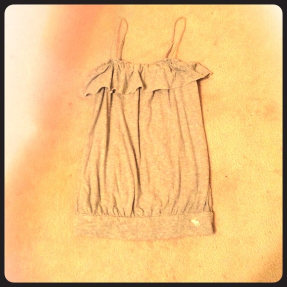 ***TRADED***((Grey A&F Spaghetti Strap Tank Top))