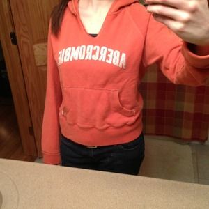 Burnt orange Abercrombie sweatshirt