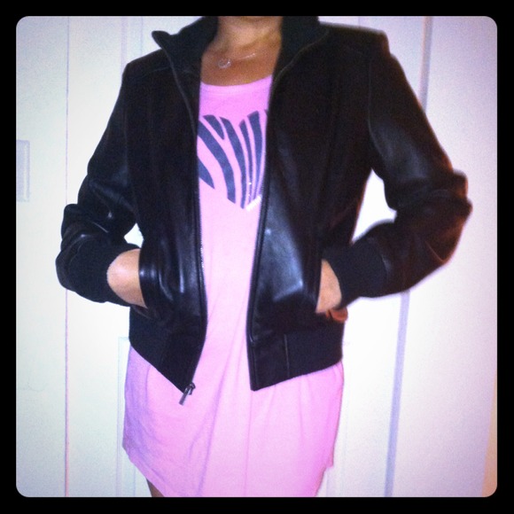 Leather jacket