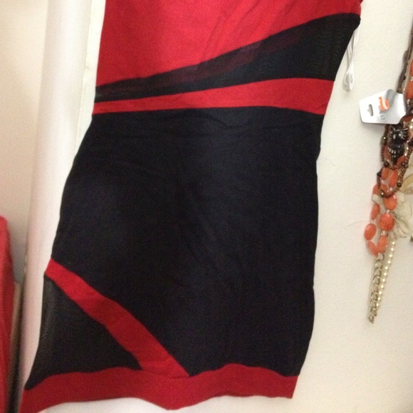 F21 party dress mesh and citton - Picture 2 of 2