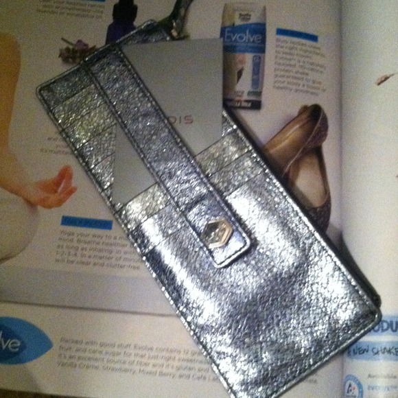 Lodis mint green card pouch