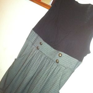 Black and gray dress. Cute .