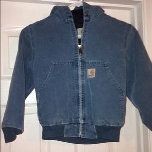 Teal carhartt toddlers winter coat