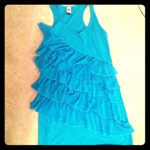 Turquoise party dress