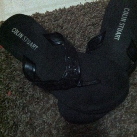 💌Sold💌 Collin Stuart wedge sparkle flip flop!