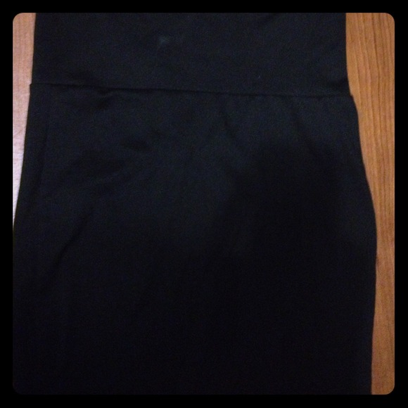 Black pencil skirt