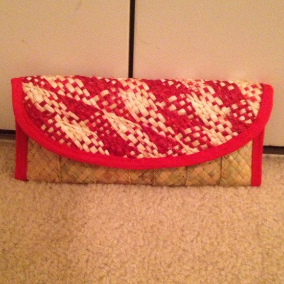 Bamboo clutch. NWOT