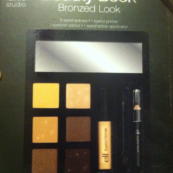 Elf bronzed look makeup, primer is missing