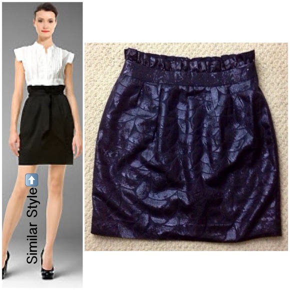 Arden B. "paperbag" skirt