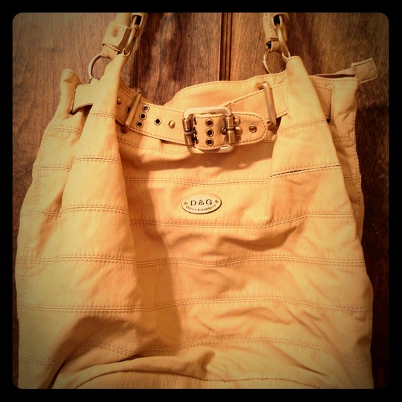 Yellow "D&G" handbag