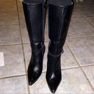 Black Leather Boots