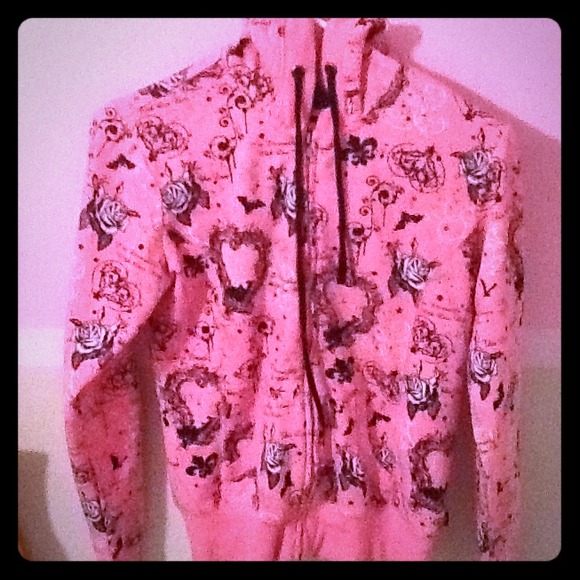 Pink rose jacket ;never worn