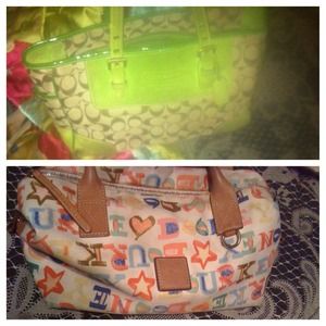Coach and Dooney purses